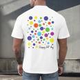 Happy Dot Day 2025 Polka Dot Boys Girls Kids Teacher Dot Day Men's Back Print T-Shirt, gift for family, gift for coworker