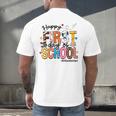Happy First Day Of School PE Teacher Life Back To School Men's Back Print T-Shirt, gift for family, gift for coworker Happy First Day Of School PE Teacher Life Back To School Men's Back Print T-Shirt, gift for family, gift for coworker