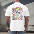 Hello 3rd Grade Boy Girl Teacher Back To School 3rd Grade Men's Back Print T-Shirt, gift for family, gift for coworker Hello 3rd Grade Boy Girl Teacher Back To School 3rd Grade Men's Back Print T-Shirt, gift for family, gift for coworker