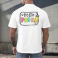 Hello Pre-K Team Preschool Teacher Kids Back To School Men's Back Print T-Shirt, gift for family, gift for coworker