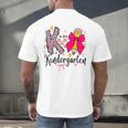 K Is For Kindergarten Teacher Coquette Bow Back To School Men's Back Print T-Shirt, gift for family, gift for coworker K Is For Kindergarten Teacher Coquette Bow Back To School Men's Back Print T-Shirt, gift for family, gift for coworker