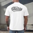 Kindergarten TEAM School Teacher Kinder Baseball-Style Shirt Men's Back Print T-Shirt, gift for family, gift for coworker