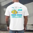 Librarian Teacher Dive Into A Good Book Reading Premium Tri-Blend Men's Back Print T-Shirt, gift for family, gift for coworker Librarian Teacher Dive Into A Good Book Reading Premium Tri-Blend Men's Back Print T-Shirt, gift for family, gift for coworker