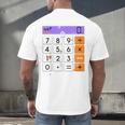 Math Teacher Halloween Costume Calculator Math Pun Men's Back Print T-Shirt, gift for family, gift for coworker Math Teacher Halloween Costume Calculator Math Pun Men's Back Print T-Shirt, gift for family, gift for coworker