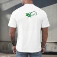 Music Notes Pumpkin Fall Music Teacher Men's Back Print T-Shirt, gift for family, gift for coworker