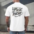 Music Teacher For Women Elementary First Day Of School Men's Back Print T-Shirt, gift for family, gift for coworker Music Teacher For Women Elementary First Day Of School Men's Back Print T-Shirt, gift for family, gift for coworker