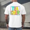 Neon Retro Teacher Cute Teacher Team New Teacher Back To Sch Men's Back Print T-Shirt, gift for family, gift for coworker