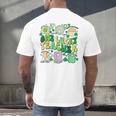One Lucky Teacher St Patrick's Day Irish Teacher Lucky Era Men's Back Print T-Shirt, gift for family, gift for coworker