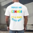 Parallel Lines Math Pun – Teacher Humor Men's Back Print T-Shirt, gift for family, gift for coworker Parallel Lines Math Pun – Teacher Humor Men's Back Print T-Shirt, gift for family, gift for coworker