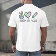 Peace Love Learn Tie Dye Teacher Kids 100th Days Of School Men's Back Print T-Shirt, gift for family, gift for coworker Peace Love Learn Tie Dye Teacher Kids 100th Days Of School Men's Back Print T-Shirt, gift for family, gift for coworker