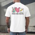 Peace Love Visuals Special Education Teacher Dream Team Men's Back Print T-Shirt, gift for family, gift for coworker