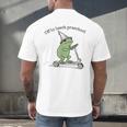 Pre K Grade Teacher Frog Back To School Preschool Men's Back Print T-Shirt, gift for family, gift for coworker Pre K Grade Teacher Frog Back To School Preschool Men's Back Print T-Shirt, gift for family, gift for coworker