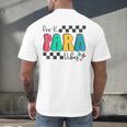 Pre-K Paraprofessional Teacher Back To School Vibes Men's Back Print T-Shirt, gift for family, gift for coworker Pre-K Paraprofessional Teacher Back To School Vibes Men's Back Print T-Shirt, gift for family, gift for coworker