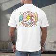 Retro ABCD Transitional Kindergarten Teacher Tour TK Teacher Men's Back Print T-Shirt, gift for family, gift for coworker