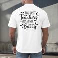 Retro The Best Teachers Are A Bit Batty Halloween Teacher Men's Back Print T-Shirt, gift for family, gift for coworker Retro The Best Teachers Are A Bit Batty Halloween Teacher Men's Back Print T-Shirt, gift for family, gift for coworker