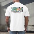 Retro Checkered Music Therapist Squad Music Therapy Teacher For Men Women Men's Back Print T-Shirt, gift for family, gift for coworker Retro Checkered Music Therapist Squad Music Therapy Teacher For Men Women Men's Back Print T-Shirt, gift for family, gift for coworker