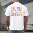Retro Groovy Retirement Era Retired Teacher Men's Back Print T-Shirt, gift for family, gift for coworker Retro Groovy Retirement Era Retired Teacher Men's Back Print T-Shirt, gift for family, gift for coworker