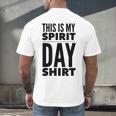 School Teacher Spirit Day Costume For Men Women Men's Back Print T-Shirt, gift for family, gift for coworker