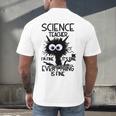 Science Teacher Appreciation Merch -Adults -Youth Grey Classic Fit Modern Science Theme Cartoon Men's Back Print T-Shirt, gift for family, gift for coworker Science Teacher Appreciation Merch -Adults -Youth Grey Classic Fit Modern Science Theme Cartoon Men's Back Print T-Shirt, gift for family, gift for coworker