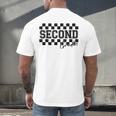 Second Grade Checkered Teacher 1st Day Back To School Women Men's Back Print T-Shirt, gift for family, gift for coworker Second Grade Checkered Teacher 1st Day Back To School Women Men's Back Print T-Shirt, gift for family, gift for coworker