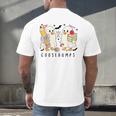 Silly Goose Spooky Teacher Halloween Cute Goosebumps Men's Back Print T-Shirt, gift for family, gift for coworker