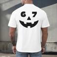 Six Seven Halloween Costume For Students Teachers 6 7 Men's Back Print T-Shirt, gift for family, gift for coworker