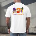 I Smell Children Witch Teacher Halloween Trick Or Teach Men's Back Print T-Shirt, gift for family, gift for coworker I Smell Children Witch Teacher Halloween Trick Or Teach Men's Back Print T-Shirt, gift for family, gift for coworker