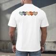 Special Education Teacher Heart Back To School Teach Rainbow Men Women Girls Kids Men's Back Print T-Shirt, gift for family, gift for coworker