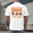 I Teach The Cutest Pumpkins Halloween Teacher Cat Lover Men's Back Print T-Shirt, gift for family, gift for coworker I Teach The Cutest Pumpkins Halloween Teacher Cat Lover Men's Back Print T-Shirt, gift for family, gift for coworker