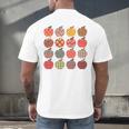 Teacher Apple Back To School Art For School Supplies Men's Back Print T-Shirt, gift for family, gift for coworker Teacher Apple Back To School Art For School Supplies Men's Back Print T-Shirt, gift for family, gift for coworker