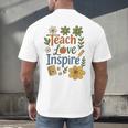 Teacher Inspire Love Men's Back Print T-Shirt, gift for family, gift for coworker Teacher Inspire Love Men's Back Print T-Shirt, gift for family, gift for coworker