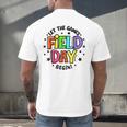 Teacher Student Field Day Let The Games Begin Field Day Men's Back Print T-Shirt, gift for family, gift for coworker