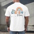 Teacher Of Visually Impaired Braille A Good Day To Learn Men's Back Print T-Shirt, gift for family, gift for coworker Teacher Of Visually Impaired Braille A Good Day To Learn Men's Back Print T-Shirt, gift for family, gift for coworker