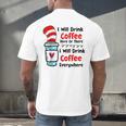Teaching I Will Drink Coffee Here Or There Teacher Men's Back Print T-Shirt, gift for family, gift for coworker Teaching I Will Drink Coffee Here Or There Teacher Men's Back Print T-Shirt, gift for family, gift for coworker