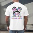 Twinning With My Teacher Bestie Twin Day Friends Teacher Men's Back Print T-Shirt, gift for family, gift for coworker