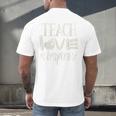 Vintage Teach Love Inspire Red For Ed Teacher Supporter Men Women Girls Kids Men's Back Print T-Shirt, gift for family, gift for coworker Vintage Teach Love Inspire Red For Ed Teacher Supporter Men Women Girls Kids Men's Back Print T-Shirt, gift for family, gift for coworker