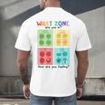 What Zone Are You In How Are You Feeling Teacher Men's Back Print T-Shirt, gift for family, gift for coworker What Zone Are You In How Are You Feeling Teacher Men's Back Print T-Shirt, gift for family, gift for coworker