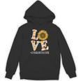 4th Grade Teacher Love Autumn Fall Sunflower Appreciation Unisex Hoodie, 4th Grade Teacher Gifts, trending gift
