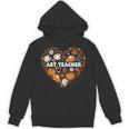 Art Teacher Heart Autumn Thanksgiving Kids Unisex Hoodie, trending gift Art Teacher Heart Autumn Thanksgiving Kids Unisex Hoodie, trending gift