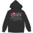 ASL Christmas Buffalo Plaid Teacher American Sign Language Unisex Hoodie, trending gift