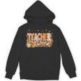Autumn Pumpkin Thanksgiving Coffee Floral Teacher Fall Unisex Hoodie, trending gift