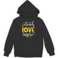 Back To School Teach Love And Inspire Teacher Sunflower Unisex Hoodie, trending gift