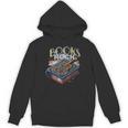 Books Rock Rock'n Roll Science Of Reading Teachers Guitar Unisex Hoodie, Science Teacher Gifts, trending gift