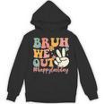 Bruh We Out Teacher Retro Last Day Of School Boys Girls Kids Unisex Hoodie, trending gift