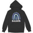 Bulldogs School Mascot Rainbow Teacher Lover Unisex Hoodie, trending gift Bulldogs School Mascot Rainbow Teacher Lover Unisex Hoodie, trending gift