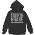 Checkered Fourth Grade Teacher Team Crew Back To School Unisex Hoodie, trending gift