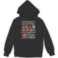 Childcare Teacher Negotiate With Toddlers Daycare Provider Men Women Girls Kids Unisex Hoodie, trending gift Childcare Teacher Negotiate With Toddlers Daycare Provider Men Women Girls Kids Unisex Hoodie, trending gift