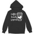 Coffee Teach Repeat Women's Misses Plus Size Teacher Unisex Hoodie, trending gift