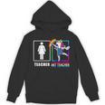 Cute Art Teacher Magical Dabbing Unicorn Artist Unisex Hoodie, trending gift