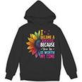 Cute I Became A Teacher Because Your Life Is Worth My Time Unisex Hoodie, trending gift